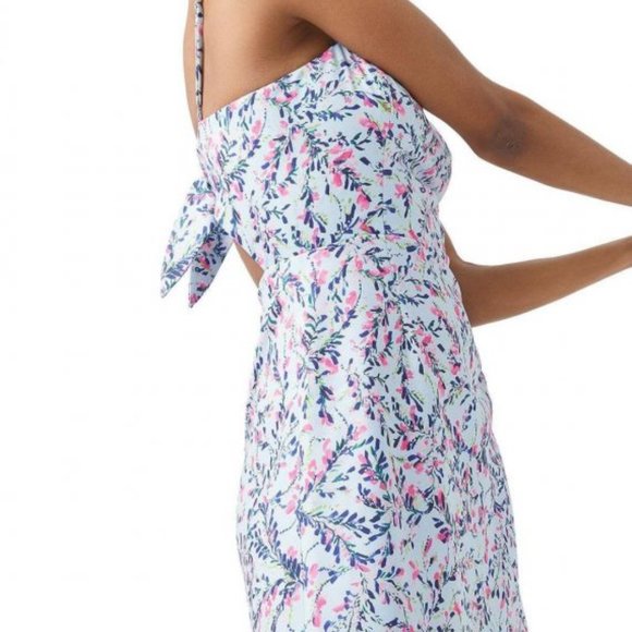 FRENCH CONNECTION Floral Tie Back Mini Dress - Picture 4 of 5